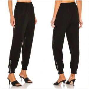 rag & bone Size Small Black Joggers with Zipper Cuff